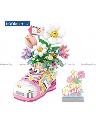 Đồ Chơi Lắp Ráp Mô Hình Giày Thể Thao Hoa (Flower Sport Shoes) Hãng Loz